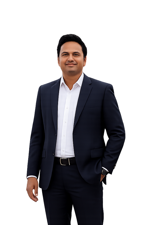 Founder of Sajora Visuals holding a cinema camera